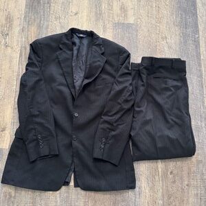 Brooks Brothers Classic Black Pinstripe Suit